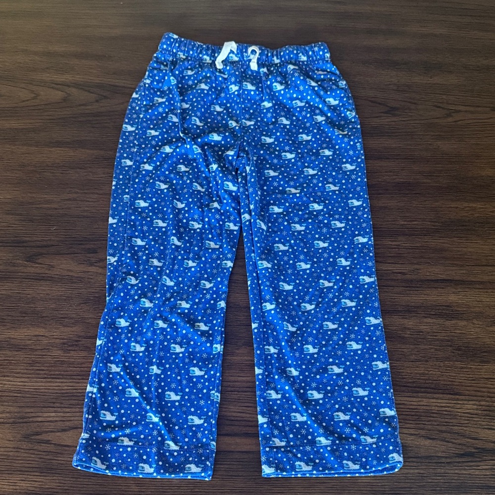 Kids Blue Yeti Whale Print Pajama Pants - Vineyard Vines